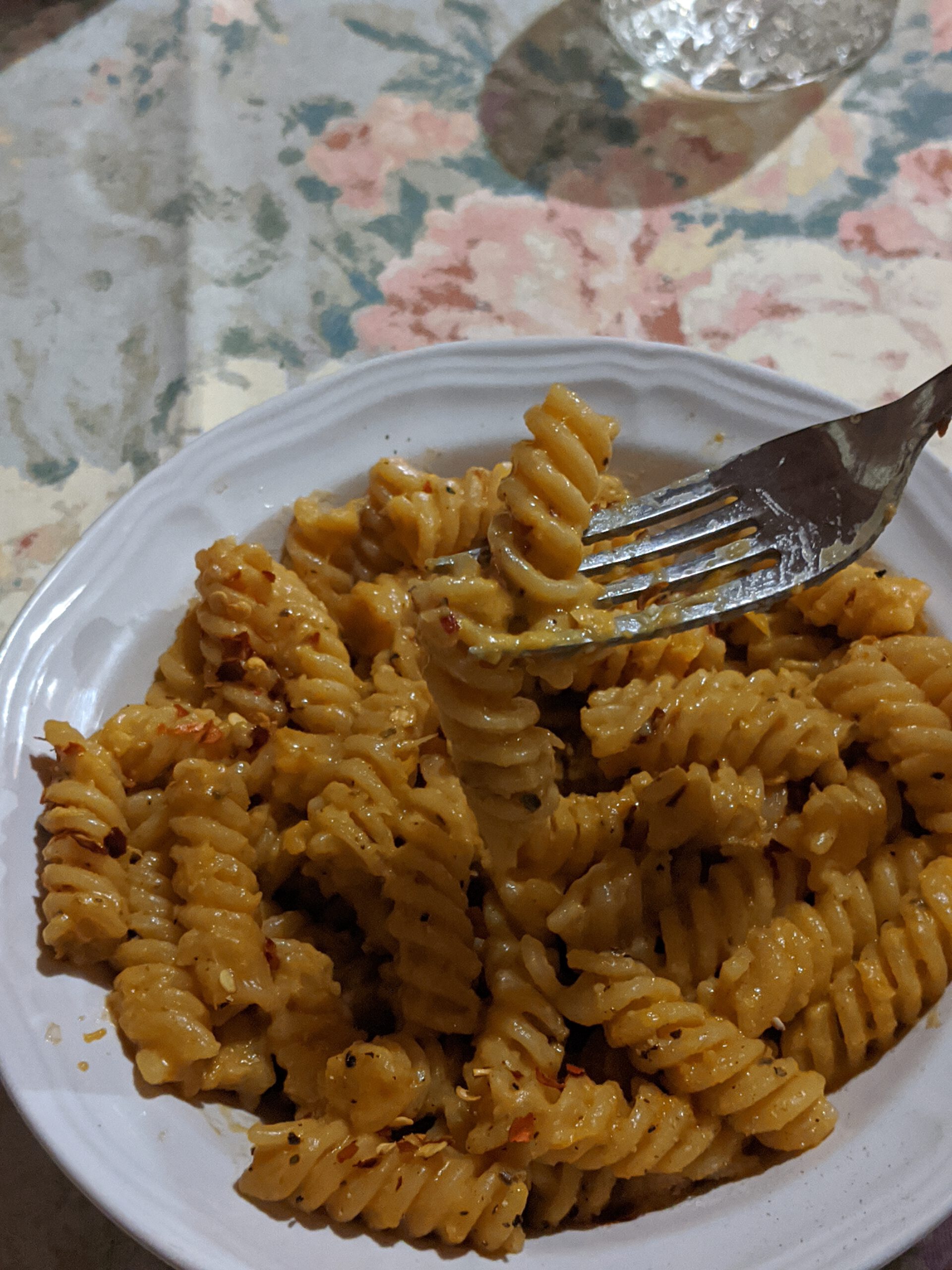 Easy creamy pumpkin pasta