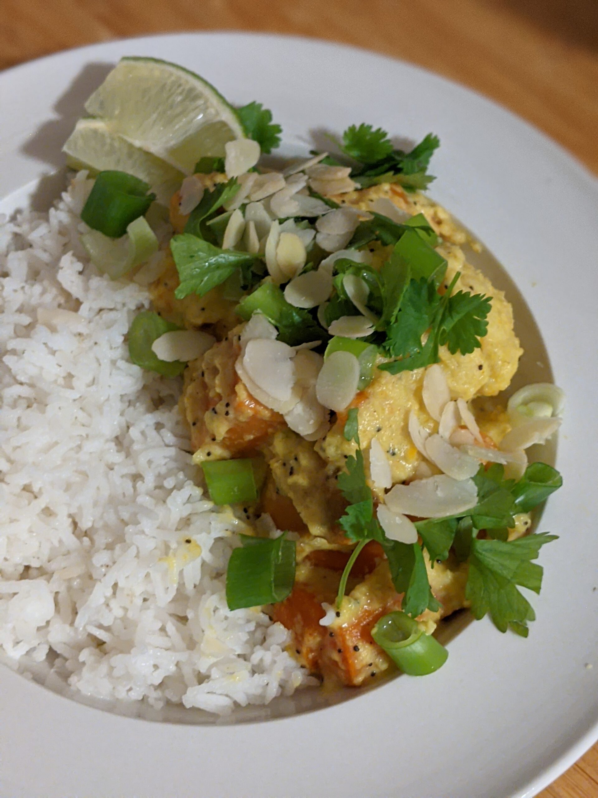 Creamy vegan Korma